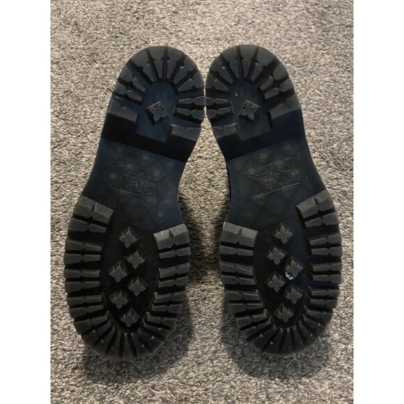 Dr. Martens Faux Fur Platform Chelsea Boot Metallic Black Women’s 10 - Picture 6 of 8